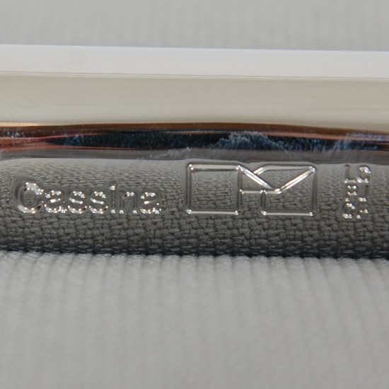 Le Corbusier LC2 stol i gråblåt stof 2010'erne