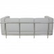 Le Corbusier LC2 3.personers sofa i gråblåt stof 2010'erne