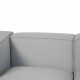 Le Corbusier LC2 3.personers sofa i gråblåt stof 2010'erne