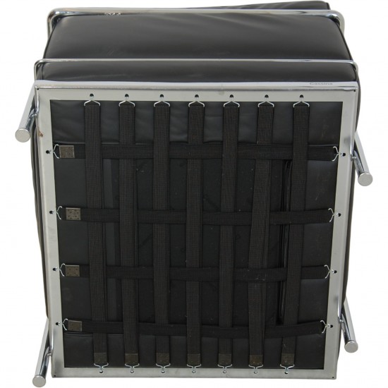 Le Corbusier LC2 stol i sort læder 2000'erne