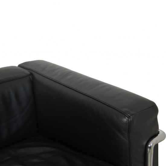 Le Corbusier LC2 stol i sort læder 2000'erne