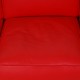 Le Corbusier LC2 3.personers sofa i rødt læder 2010'erne