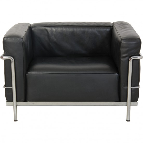 Le Corbusier LC3 stol i sort læder 2010'erne