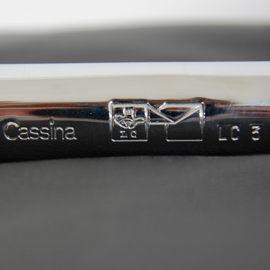 Le Corbusier LC3 stol i sort læder 2010'erne