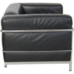 Le Corbusier LC3 stol i sort læder 2010'erne