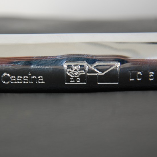 Le Corbusier LC3 stol i sort læder 2010'erne