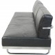 Le Corbusier LC5 3.personers sofa i sort læder 2010'erne
