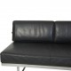 Le Corbusier LC5 3.personers sofa i sort læder 2010'erne