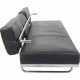 Le Corbusier LC5 3.personers sofa i sort læder 2010'erne