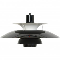 Poul Henningsen sort PH5 lampe 2010'erne