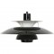 Poul Henningsen sort PH5 lampe 2010'erne