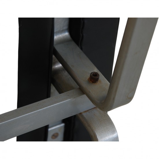 Poul Kjærholm PK31 stol i sort læder 1970'erne