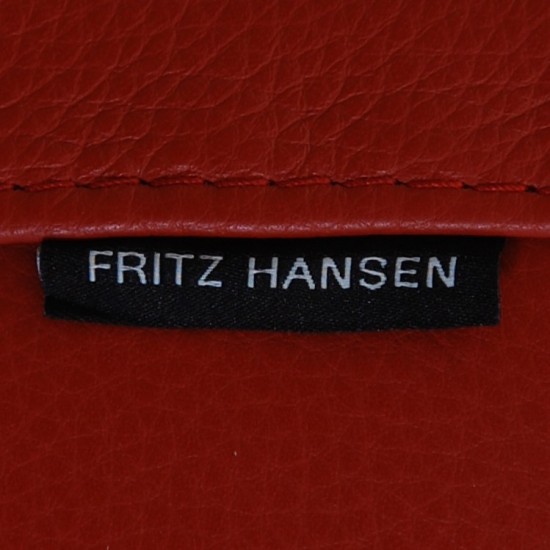 Poul Kjærholm PK9 stol i rødt Aura læder 2020