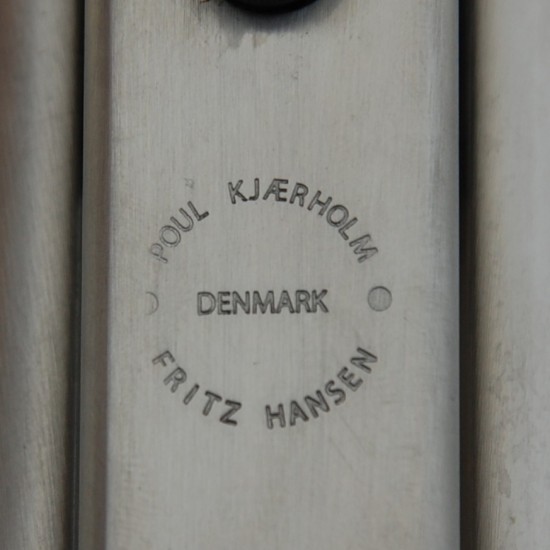 Poul Kjærholm PK9 stol i rødt Aura læder 2020