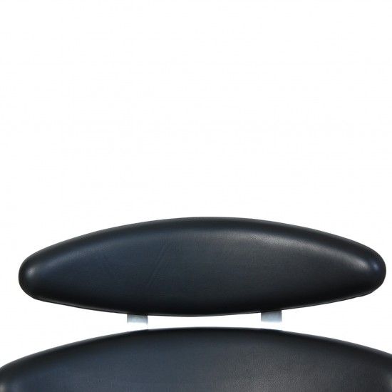 Erik Jørgensen Corona stol i sort læder 2020