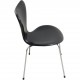 Sæt med 8 Arne Jacobsen Syver stole i sort læder