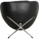 Arne Jacobsen Vintage Ægget stol i sort læder