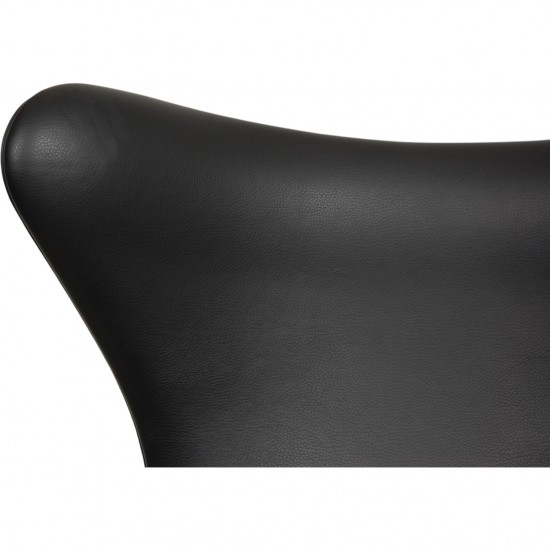 Arne Jacobsen Vintage Ægget stol i sort læder