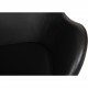 Arne Jacobsen Vintage Ægget stol i sort læder