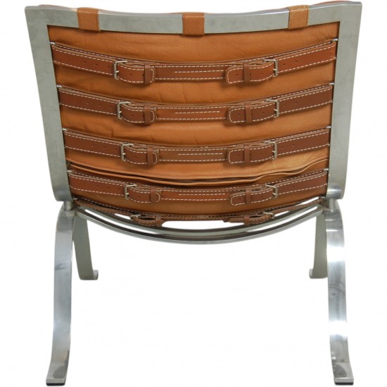Arne Norell Ariaen lounge chair in cognac leather