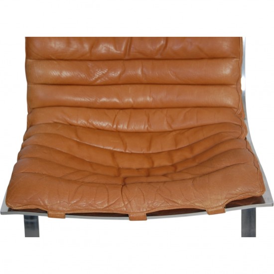 Arne Norell Ariaen lounge chair in cognac leather