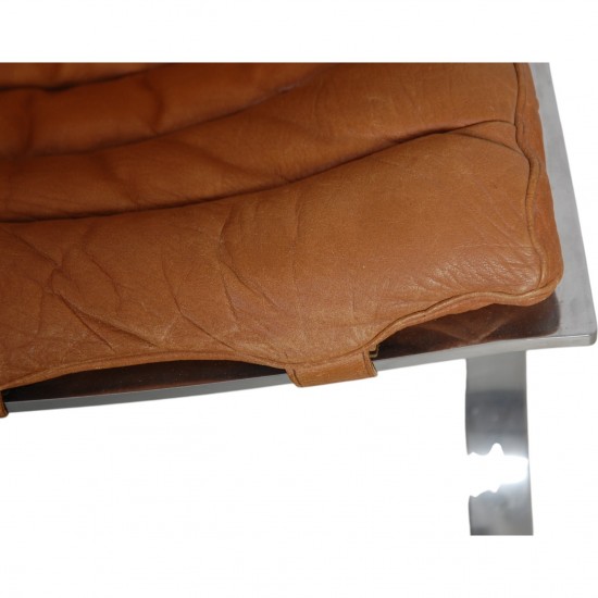 Arne Norell Ariaen lounge chair in cognac leather