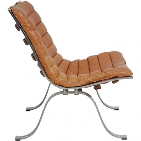 Arne Norell Ariaen lounge chair in cognac leather