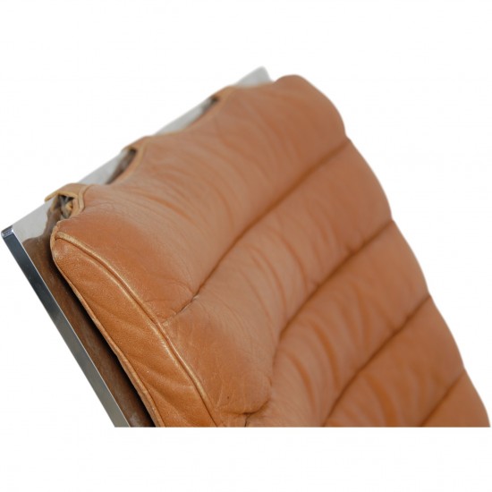Arne Norell Ariaen lounge chair in cognac leather