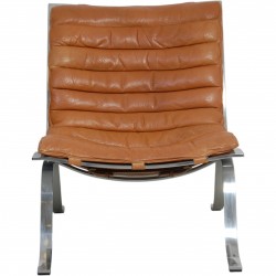 Arne Norell Ariaen lounge chair in cognac leather