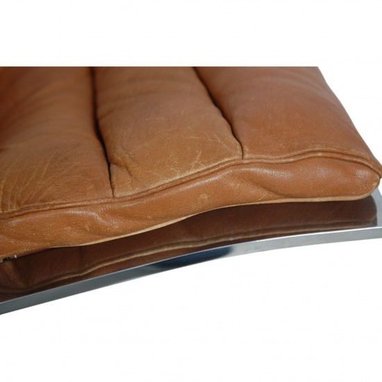 Arne Norell Ariaen lounge chair in cognac leather