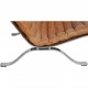 Arne Norell Ari chair with stool in cognac leather