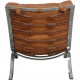 Arne Norell Ari chair with stool in cognac leather