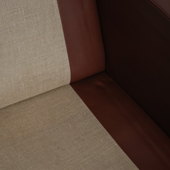 Børge Mogensen 2-personers 2212 sofa i brun læder