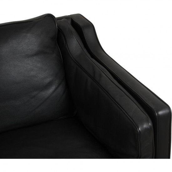 Børge Mogensen 3-personers 2213 sofa i sort læder
