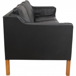 Børge Mogensen 3-personers 2213 sofa i sort læder