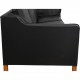 Børge Mogensen 3-personers 2213 sofa i sort læder