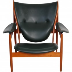 Finn Juhl Høvdingestol af mahogni