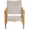 Kaare Klint Safari chair in canvas fabric