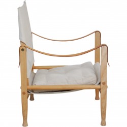 Kaare Klint Safari chair in canvas fabric