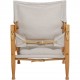 Kaare Klint Safari chair in canvas fabric