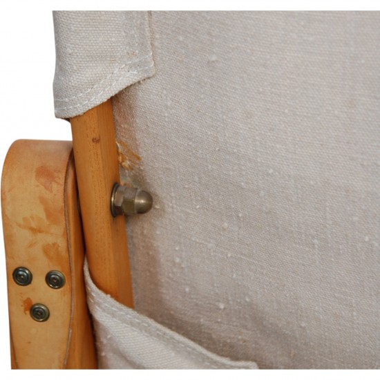 Kaare Klint Safari chair in canvas fabric