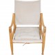 Kaare Klint Safari chair in canvas fabric