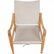 Kaare Klint Safari chair in canvas fabric