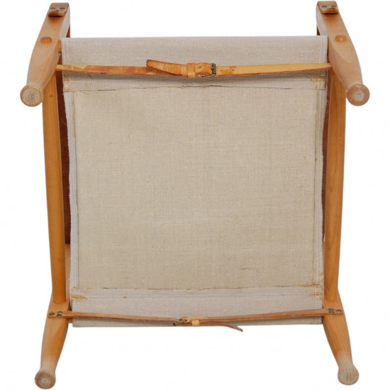 Kaare Klint Safari chair in canvas fabric