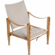 Kaare Klint Safari chair in canvas fabric