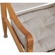 Kaare Klint Safari chair in canvas fabric
