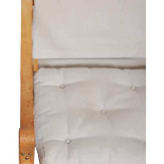 Kaare Klint Safari chair in canvas fabric