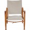 Kaare Klint Safari chair in canvas fabric