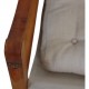 Kaare Klint Safari chair in canvas fabric