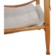 Kaare Klint Safari chair in canvas fabric